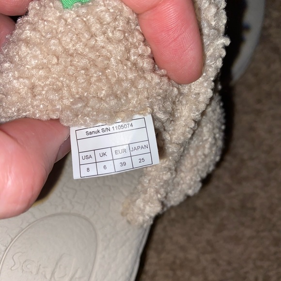 Sanuk yoga sling chill fuzzy size 8 - Picture 5 of 5